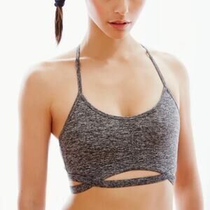FREE PEOPLE Movement Infinity Sports Bra Heather Gray